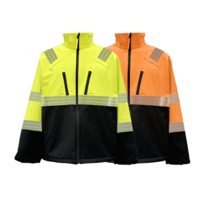 SOFTSHELL BLACK BOTTOM JACKET GS05