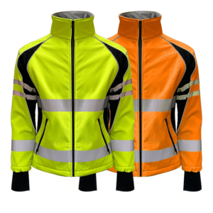 SAFETY JACKET HI-VIS WITH FLEECE LINING GS02